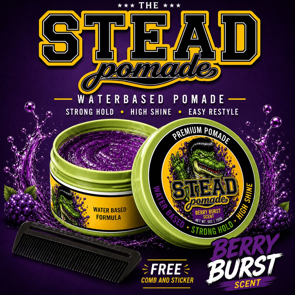 STEAD Berry Burst Pomade